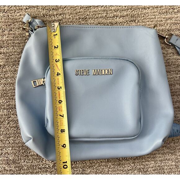 Steve Madden Purse Baby Blue Crossbody Travel Date Night - Picture 7 of 8